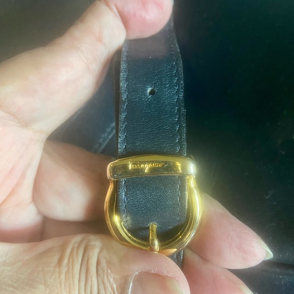 Salvatore Ferragamo blue crossbody bag Authentic - Picture 13 of 13